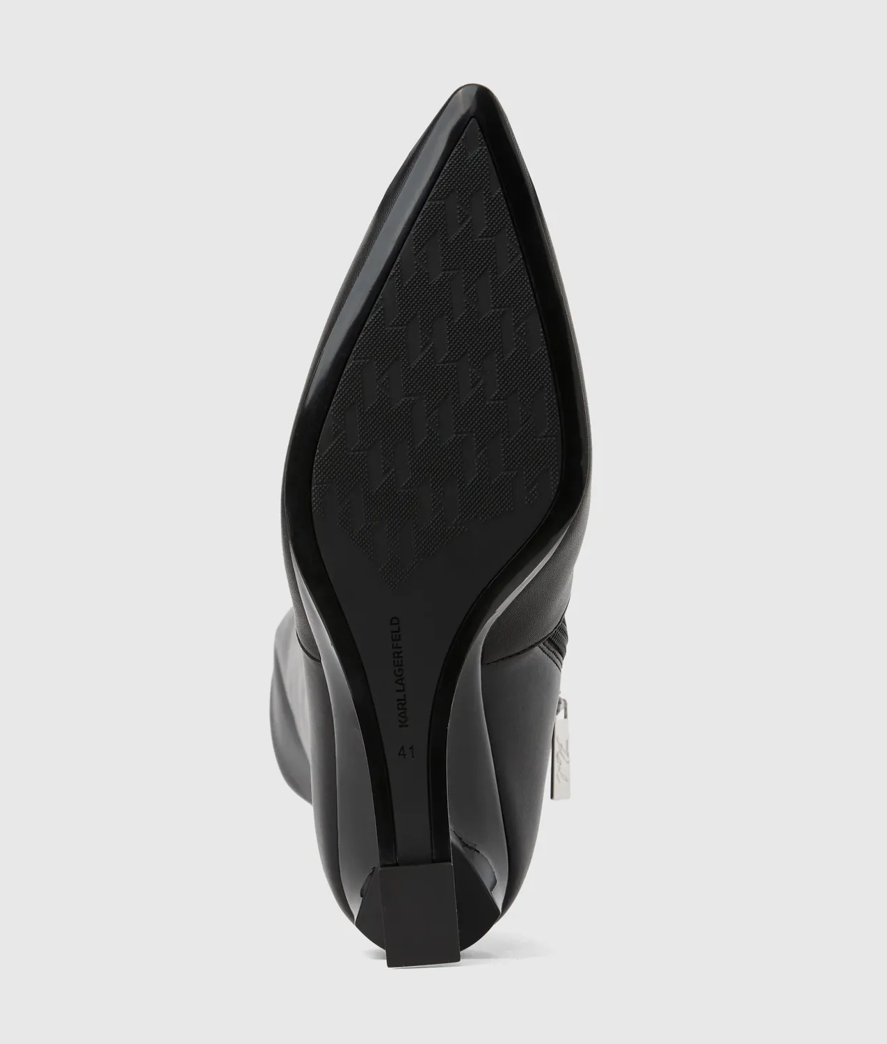 Karl Lagerfeld Waverly Overknee-Stiefel Leder spitz