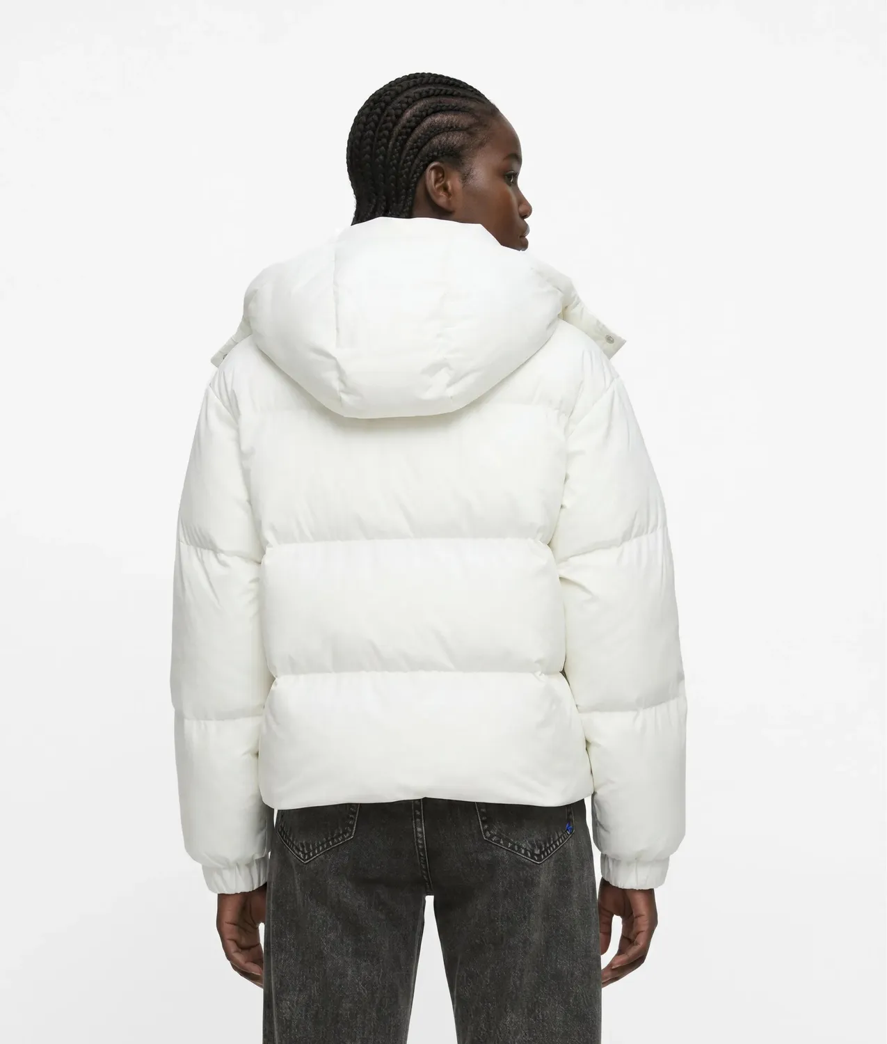 Karl Lagerfeld KL Jeans Logo Pufferjacke glänzend XS-XL