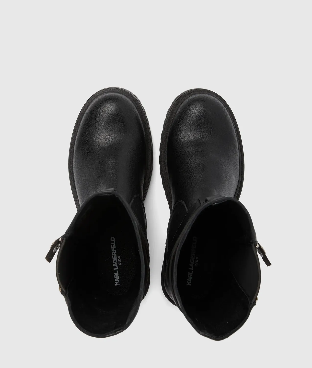 Karl Lagerfeld Girls Biker Boots Leder-Mix halbhoch