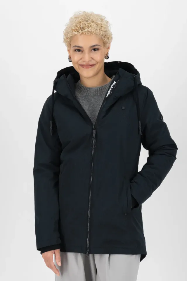 Alife & Kickin LilouAK B Winterjacke Schwarz Teddyfutter
