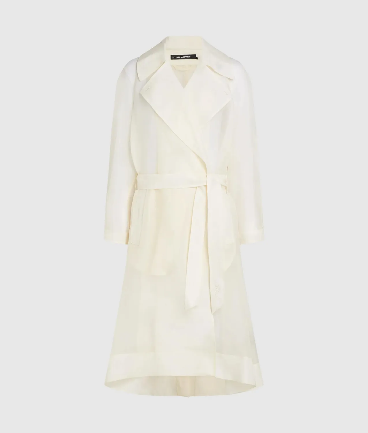 Karl Lagerfeld Organza Trenchcoat Gürtel