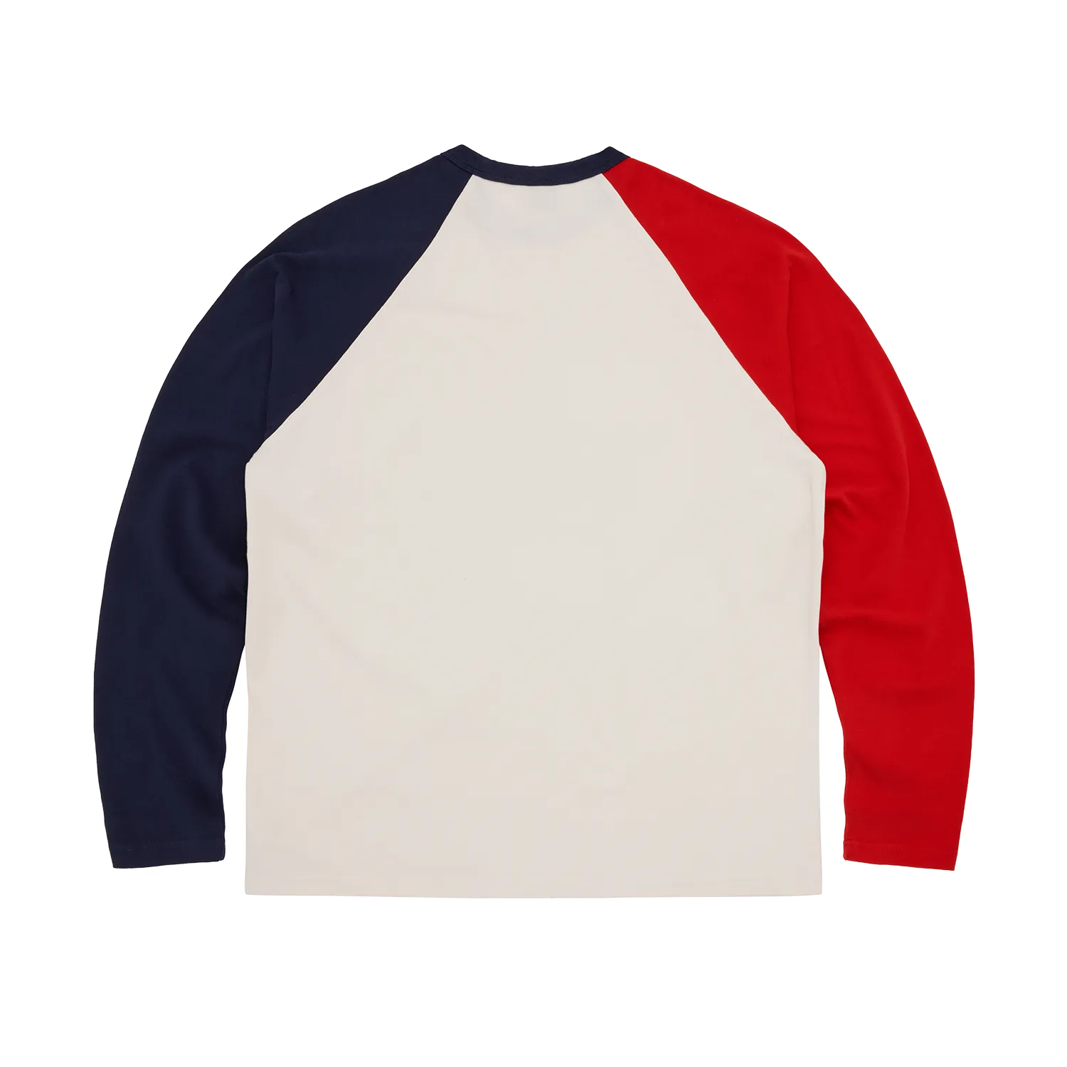 Corteiz RTW Star Raglan LS Longsleeve Navy Red Baumwolle