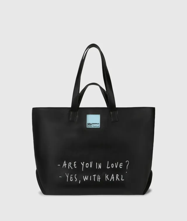 Karl Lagerfeld Jeans X Pietro Terzini Tote Bag XL Print