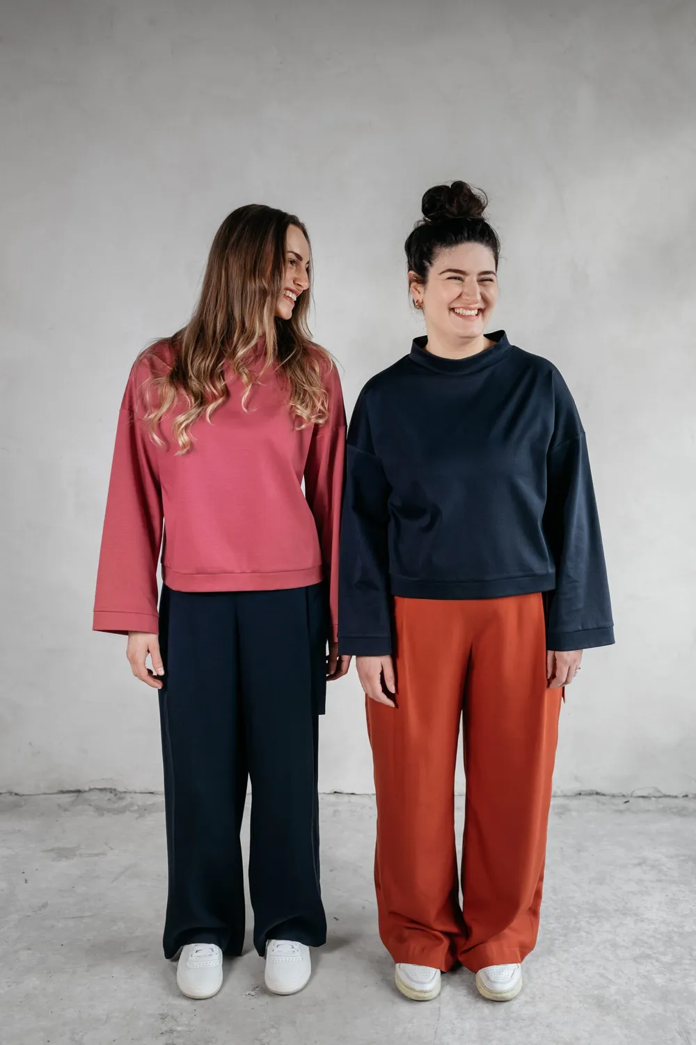 isarti Ogni Pullover Cassis Bio-Baumwolle Interlock