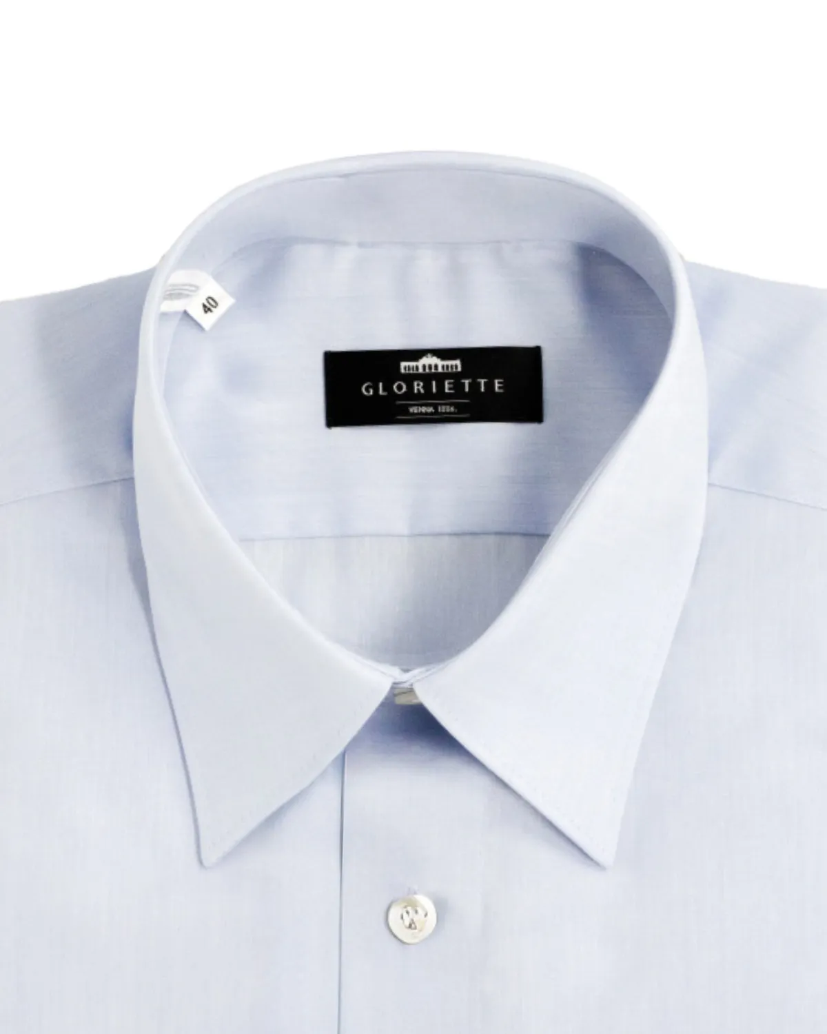 Gloriette Regular Fit Herrenhemd Chambray Blau