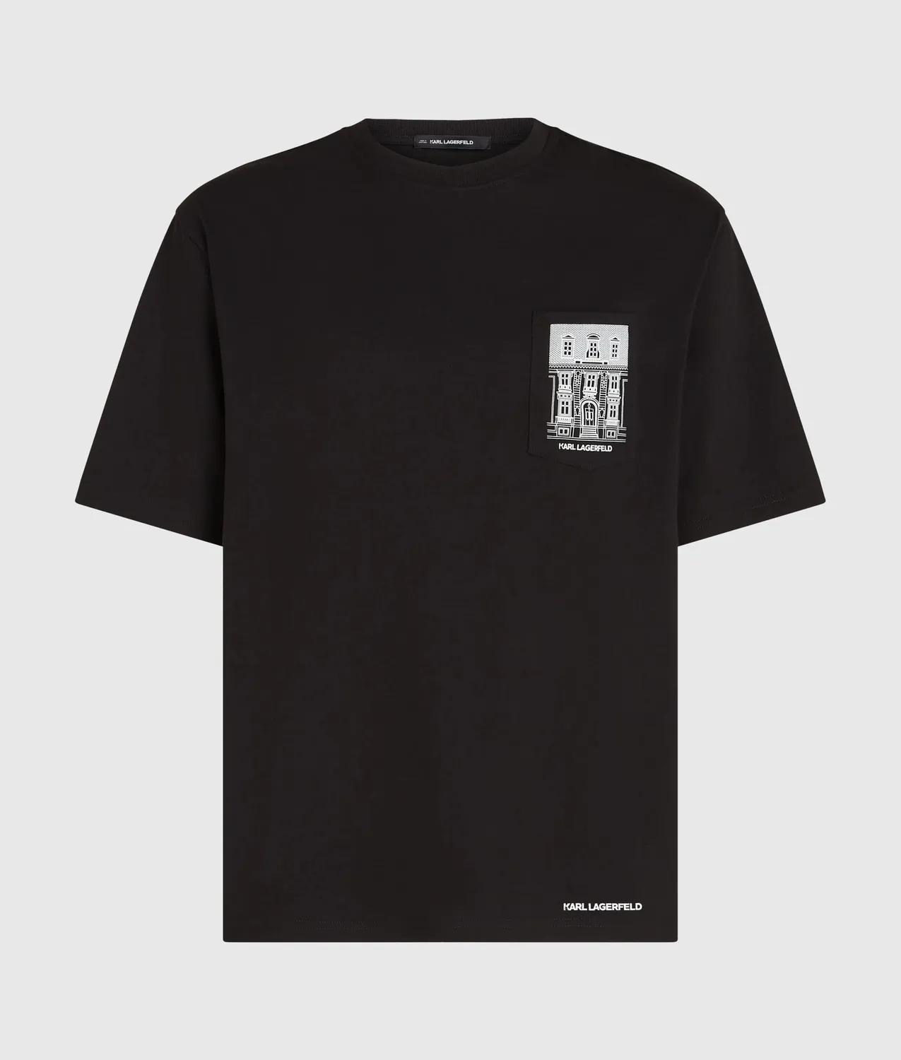 Karl Lagerfeld Maison de Karl Pocket T-Shirt Bio-Baumwolle