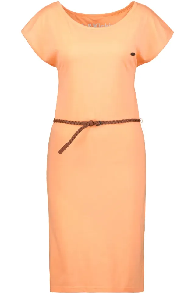 Alife & Kickin ElliAK A Shirt Dress Orange Jersey