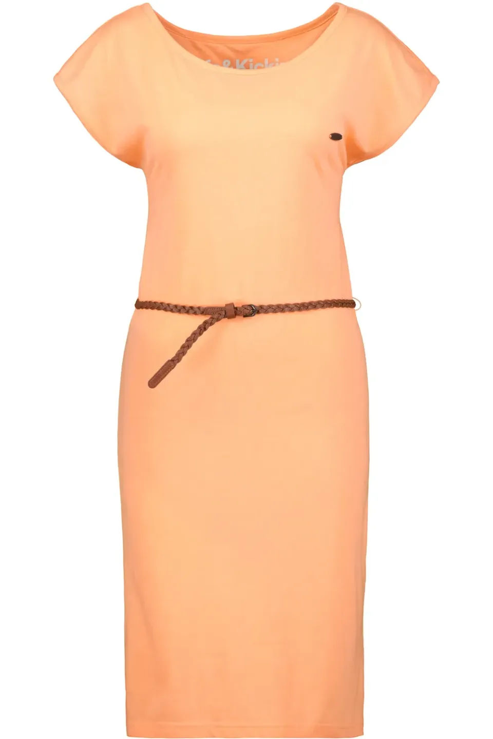 Alife & Kickin ElliAK A Shirt Dress Orange Jersey