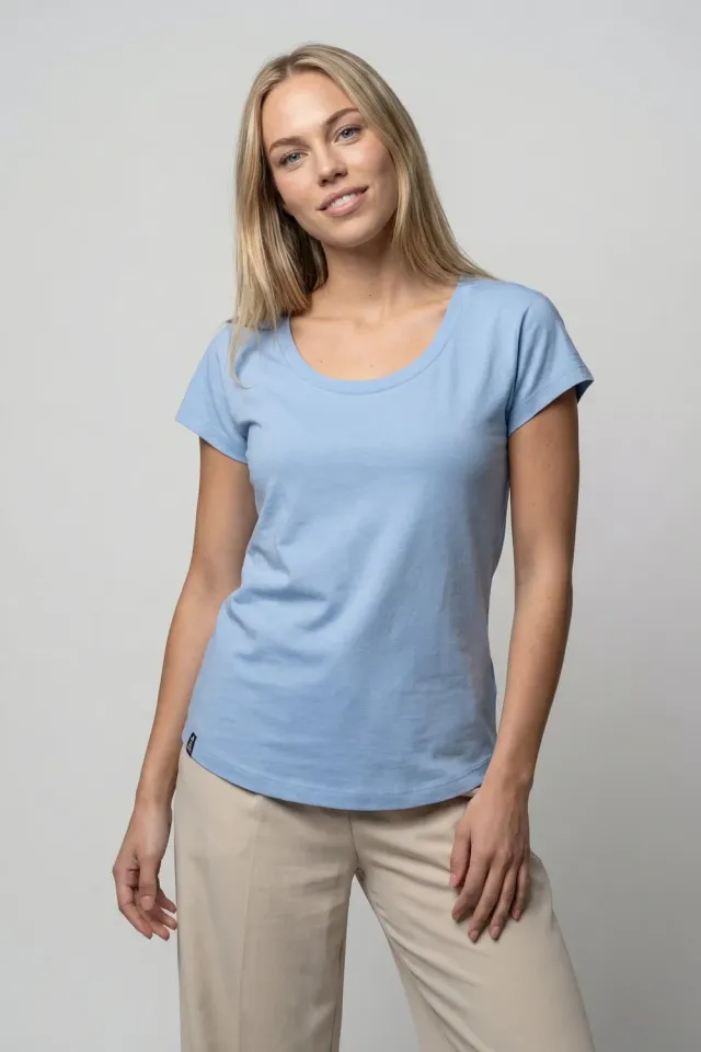 Alife & Kickin EiraAK A T-Shirt Hellblau Bio-Baumwolle