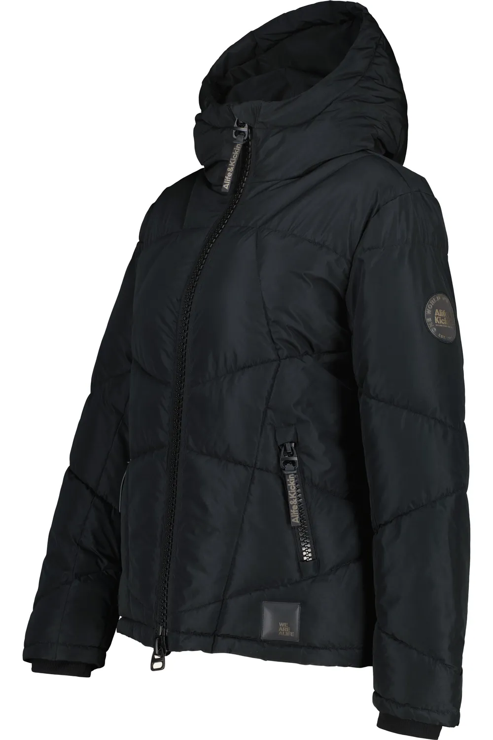 Alife & Kickin KasandraAK A Winterjacke Schwarz Stepp