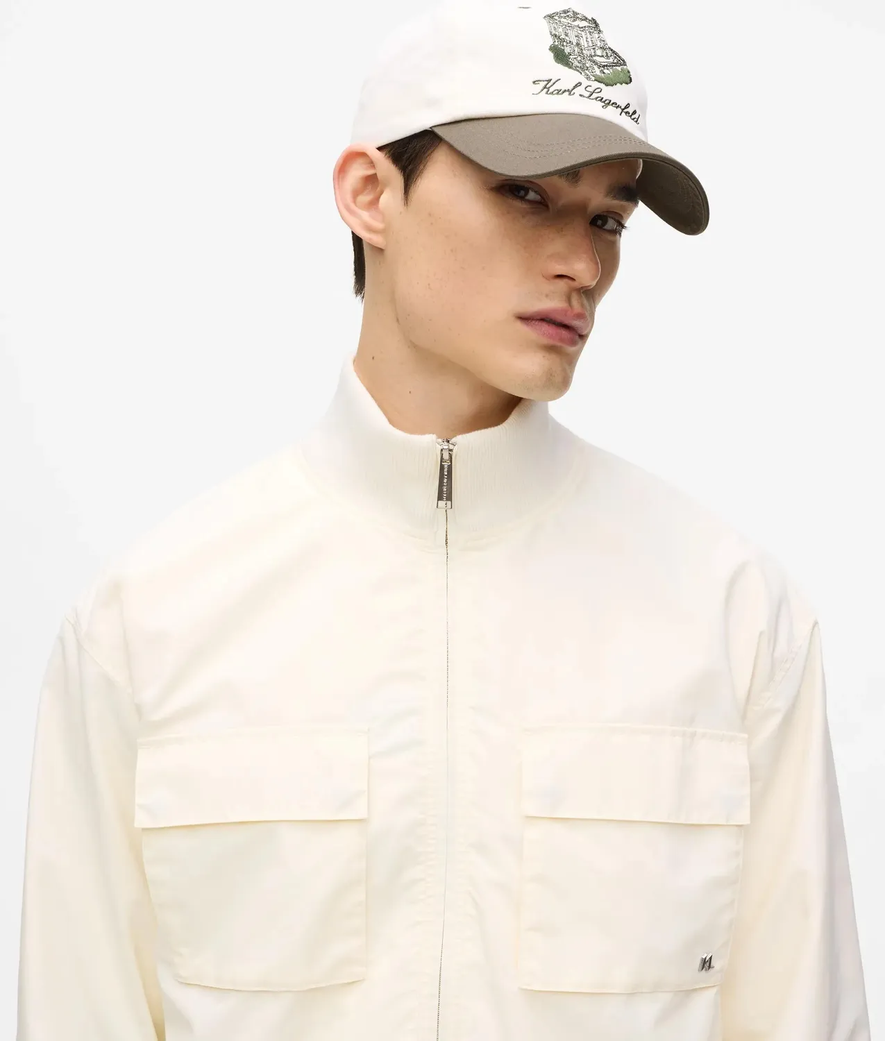 Karl Lagerfeld Côte D'Azur Bomberjacke mit Print
