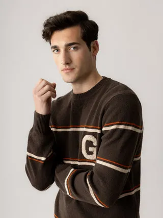 Mos Mosh MMGRice Strickpullover Gestreift Regular Fit