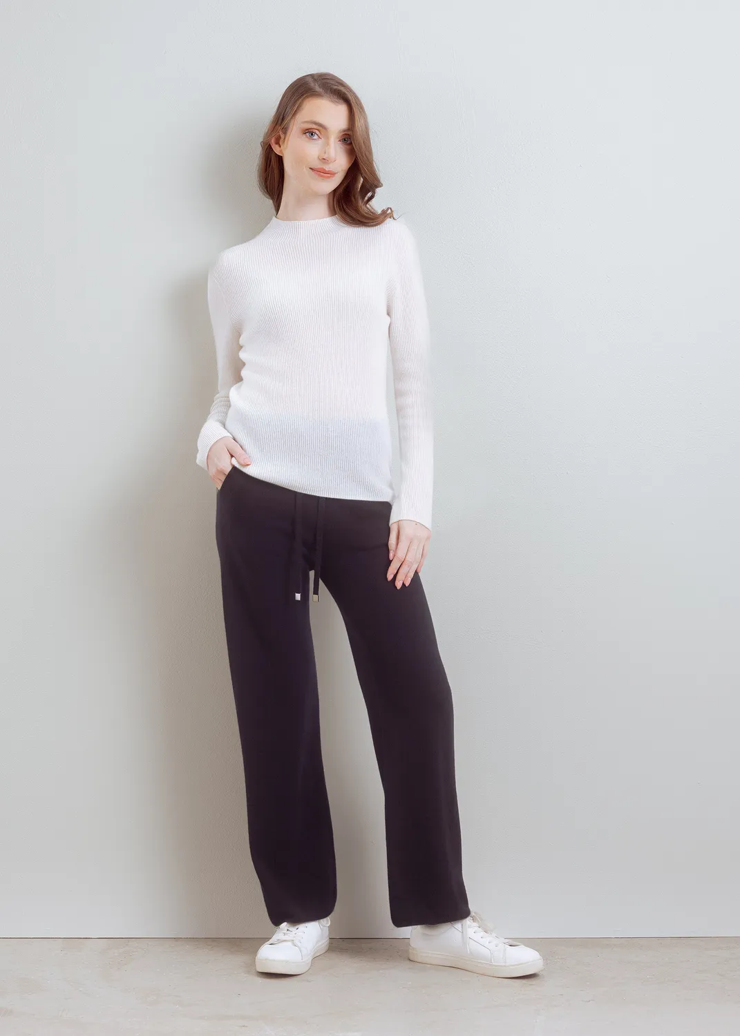 Senatex Merino Strickhose Navy extrafein