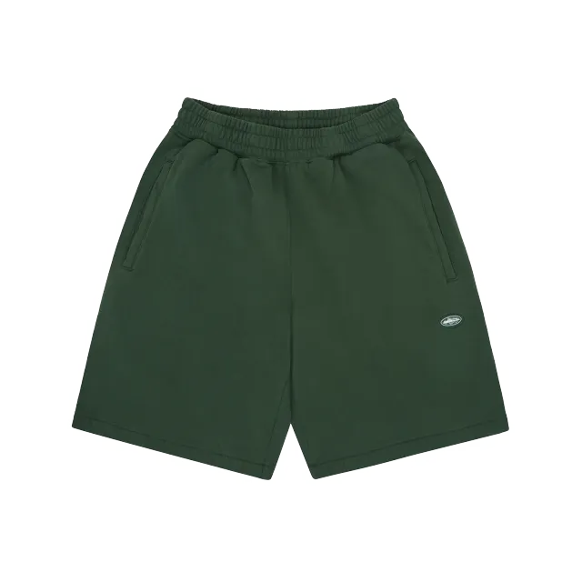 Corteiz Mini Island Sweatshort Forest Green Baumwolle