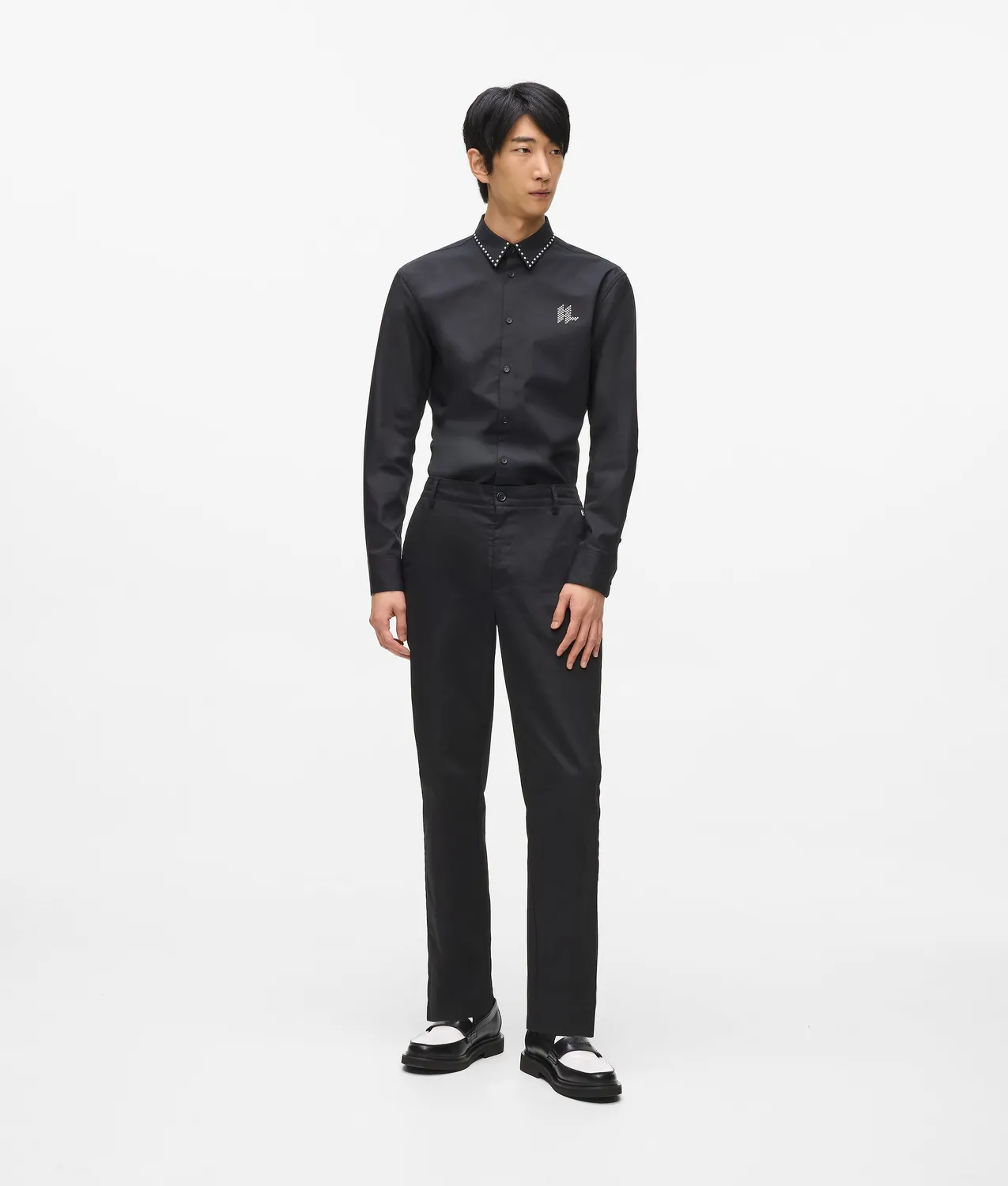 Karl Lagerfeld Classic Chino Hose Baumwolle elastisch