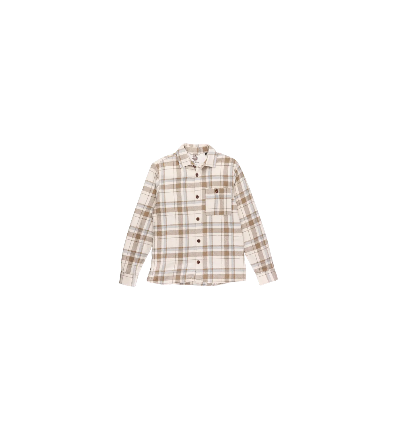 Mos Mosh MMGDavid Check Overshirt Ecru Check S kariert