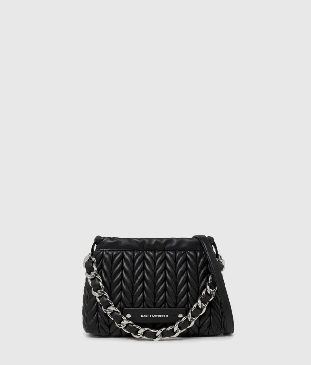 Karl Lagerfeld K/Weave Chain Umhängetasche schwarz One Size