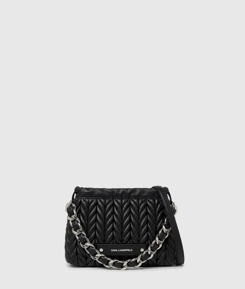 Karl Lagerfeld K/Weave Chain Umhängetasche schwarz One Size