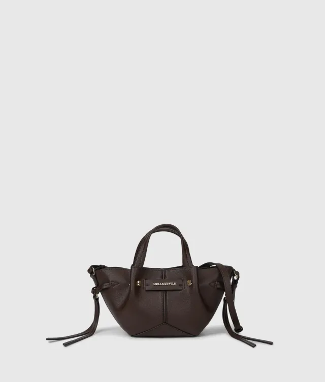 Karl Lagerfeld K/Pierced Mini Tote Bag Schwarz Crossbody