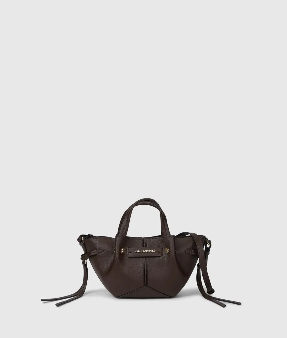 Karl Lagerfeld K/Pierced Mini Tote Bag Schwarz Crossbody