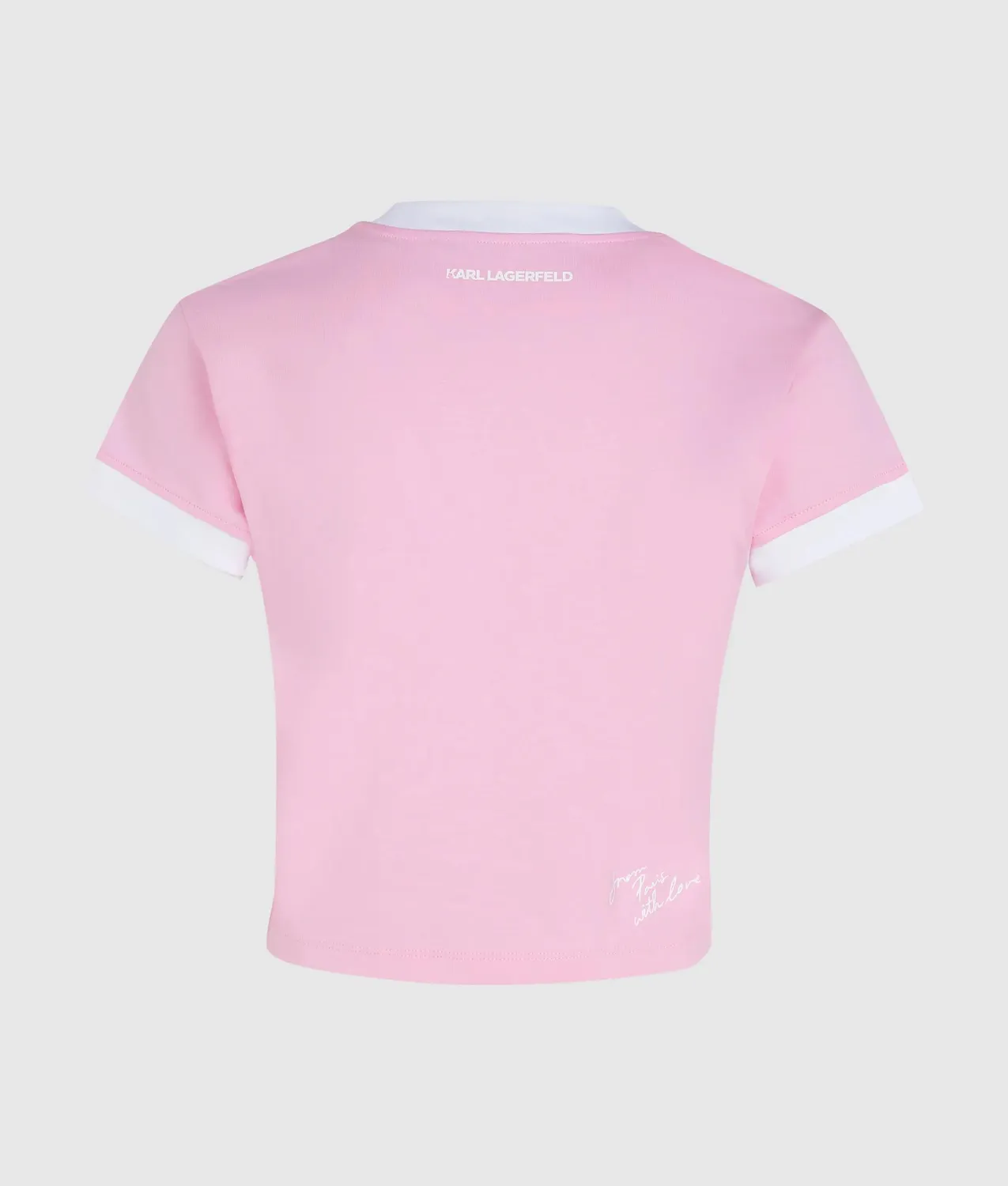 Karl Lagerfeld Bonjour Babe T-Shirt Rosa XS-XL