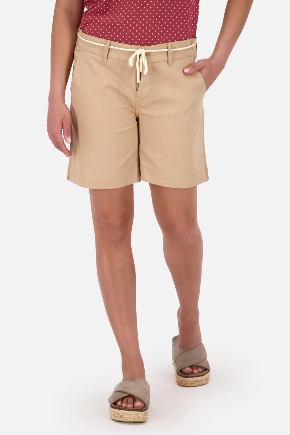 Alife & Kickin JulesAK A Shorts Beige Bio-Baumwolle