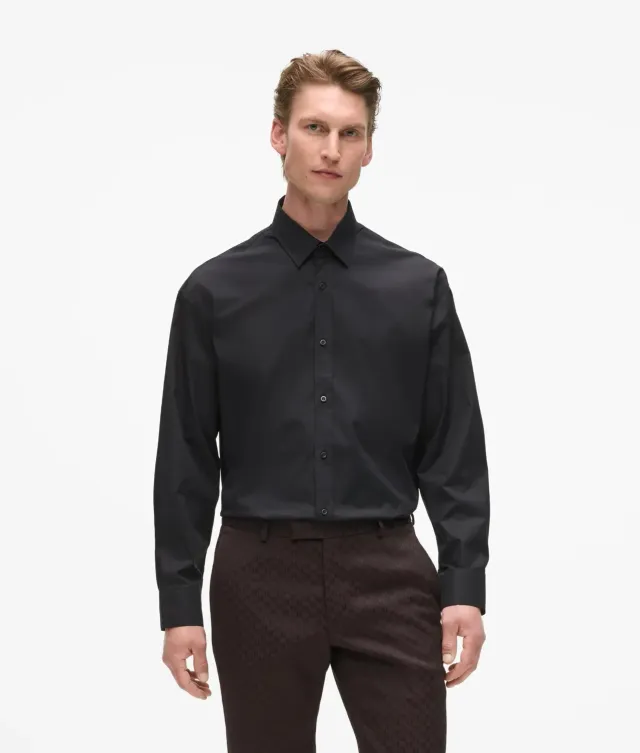 Karl Lagerfeld From Paris Love Patch Hemd Herren Stretch