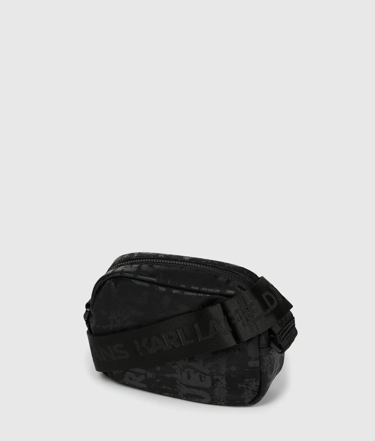 Karl Lagerfeld KL Jeans Nylon Camera Bag Herren schwarz