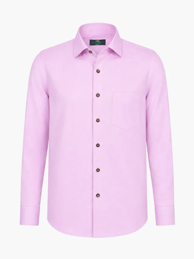 Gloriette Trachtenhemd Rosa Windsor Fashion Fit Langarm