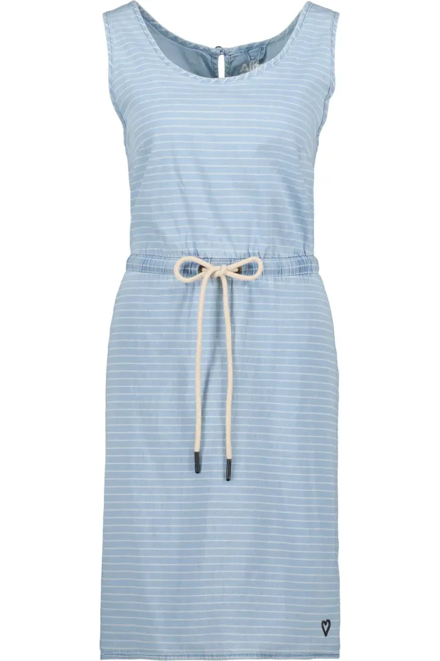 Alife & Kickin DojaAK DNM B Kleid Hellblau kurz