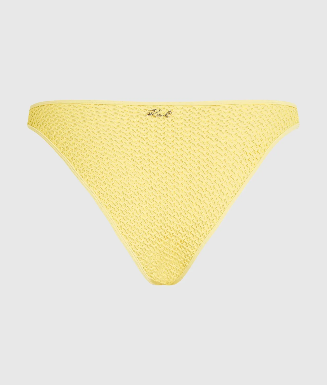 Karl Lagerfeld Crochet Bikinihose High-Leg Nylon