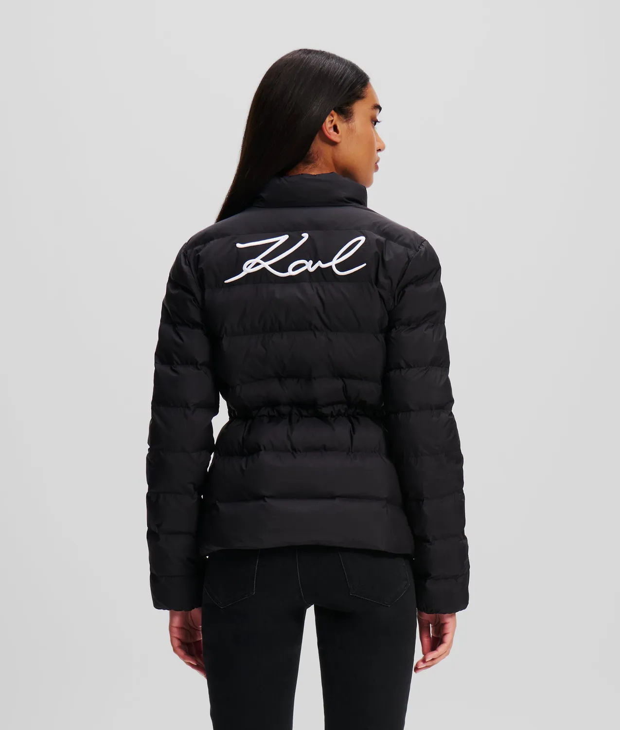 Karl Lagerfeld Signature Puffer Jacke Steppjacke Wattiert