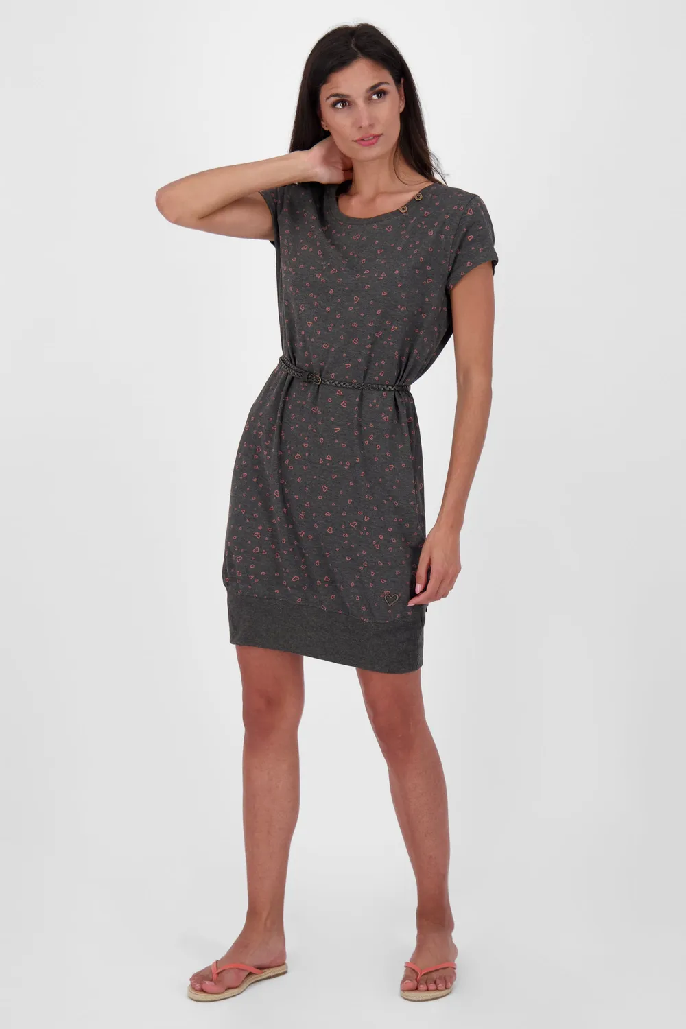 Alife & Kickin ColetteAK B Shirtkleid Schwarz Kurz