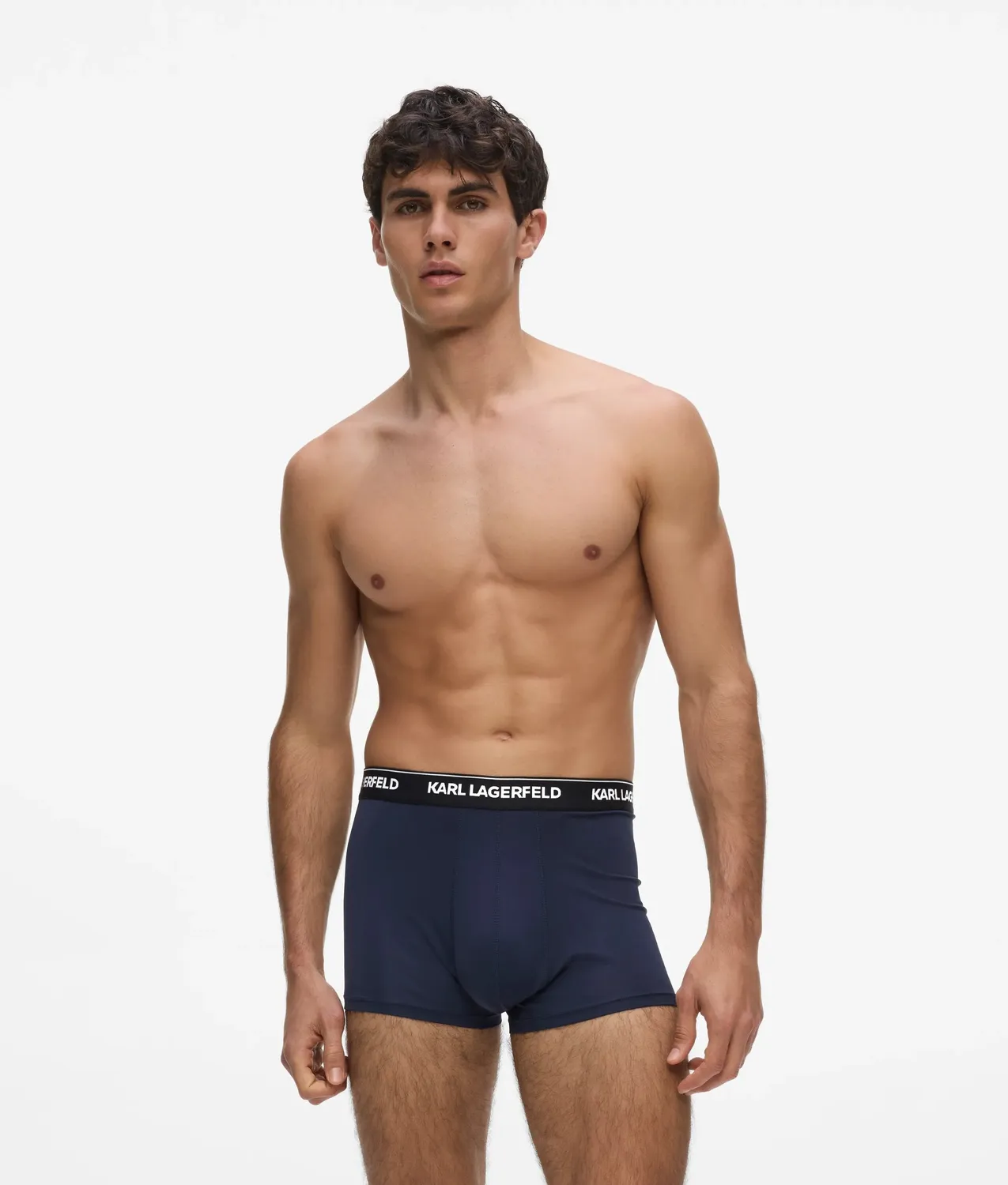 Karl Lagerfeld Logo Micro Trunks 3er-Pack Low-Rise Baumwolle