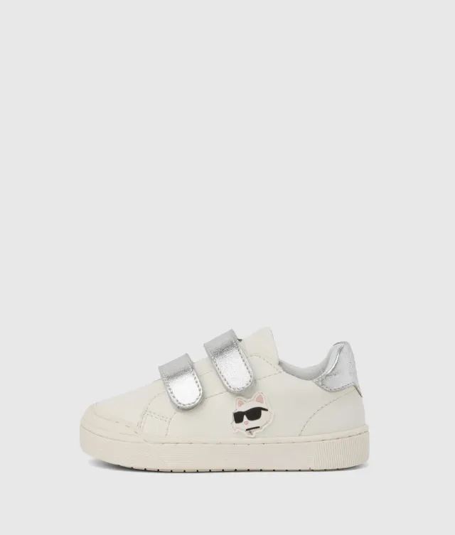 Karl Lagerfeld Ikon Choupette Sneaker metallic silber Mädchen