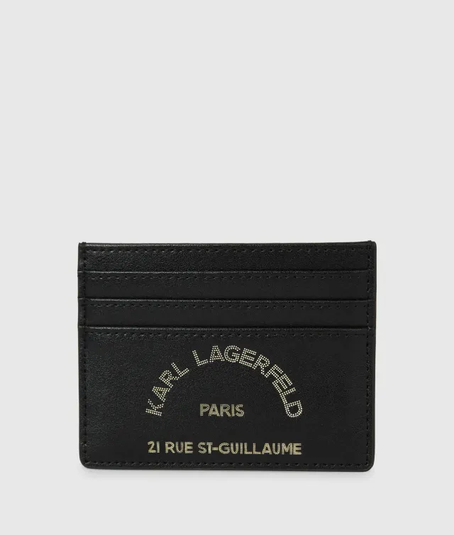 Karl Lagerfeld K/Daily Kartenetui One Size Leder Schwarz
