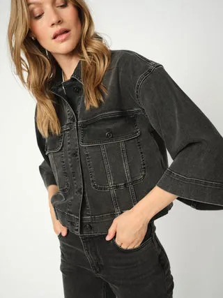 Mos Mosh MMPenn Deluxe Jeansjacke kurz 3/4-Arm