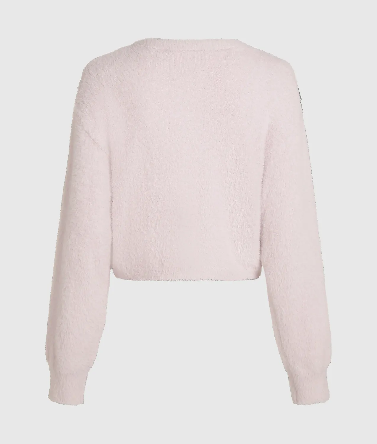 Karl Lagerfeld Cropped Fluffy Cardigan Strickjacke S warm