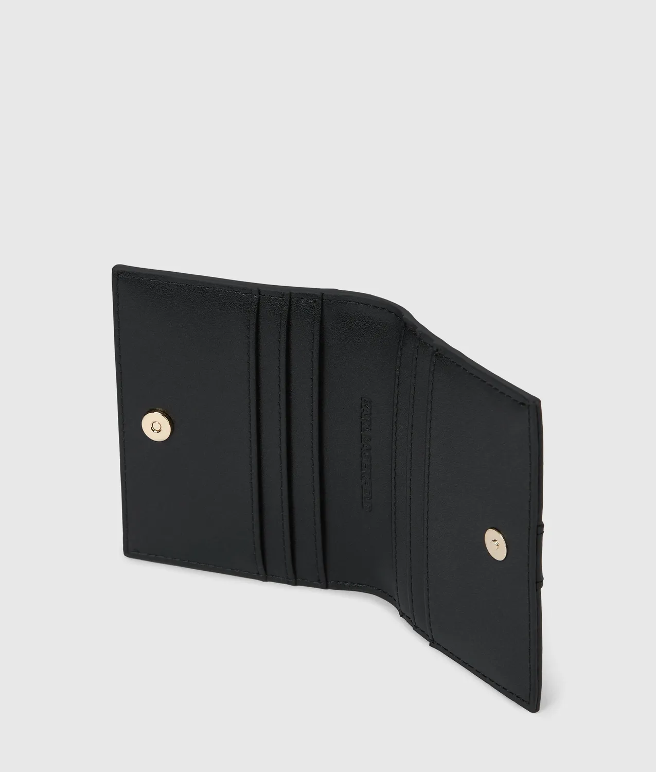 Karl Lagerfeld K/Autograph Kartenetui Leder schwarz