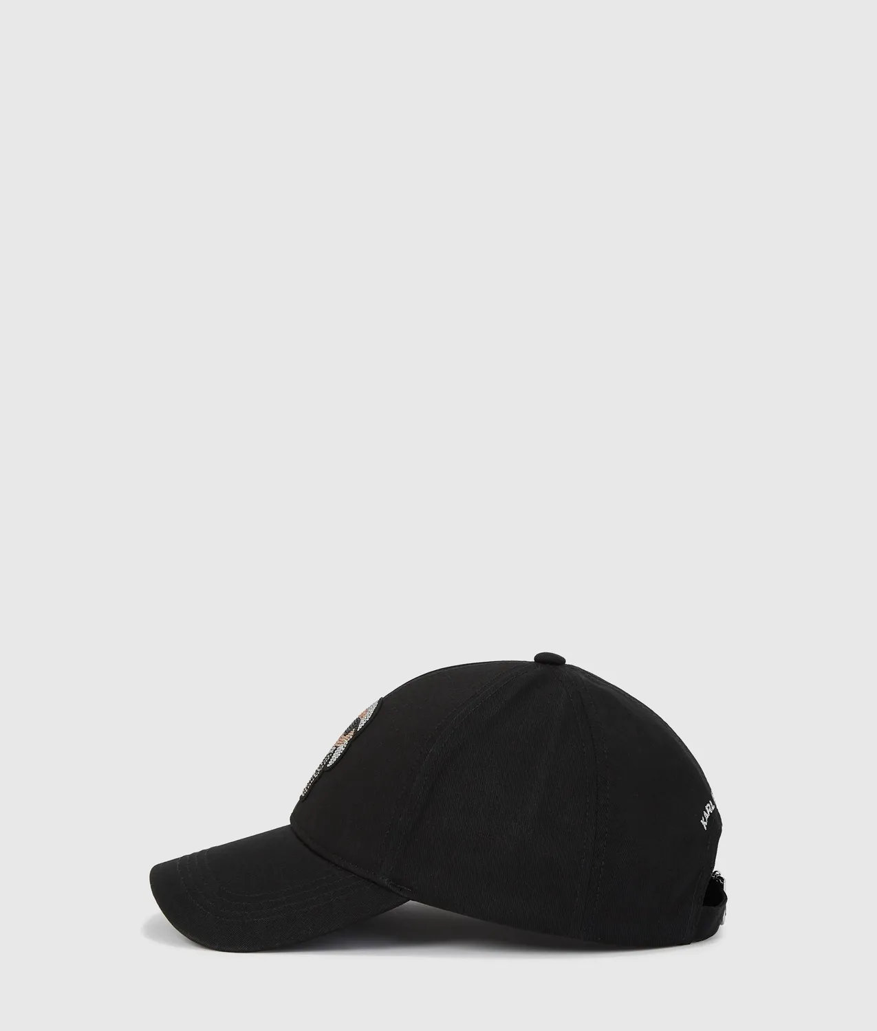 Karl Lagerfeld Ikon Rhinestones Cap schwarz One Size