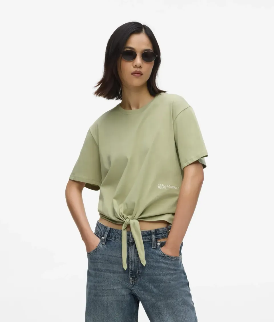 Karl Lagerfeld KL Jeans T-Shirt Bio-Baumwolle Regular-Fit