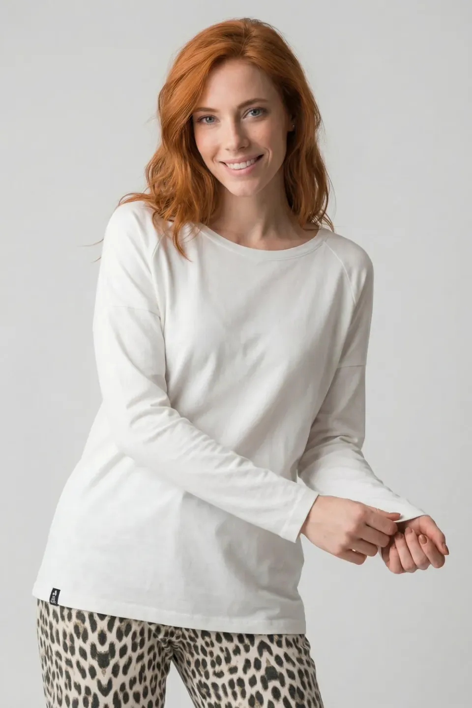 Alife & Kickin GaiaAK A Longsleeve weiß Bio-Baumwolle