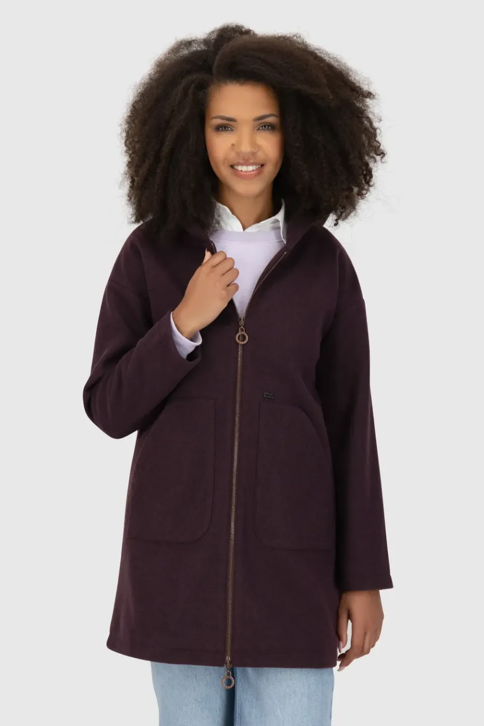 Alife & Kickin LilithAK J Steppmantel Violett Winter