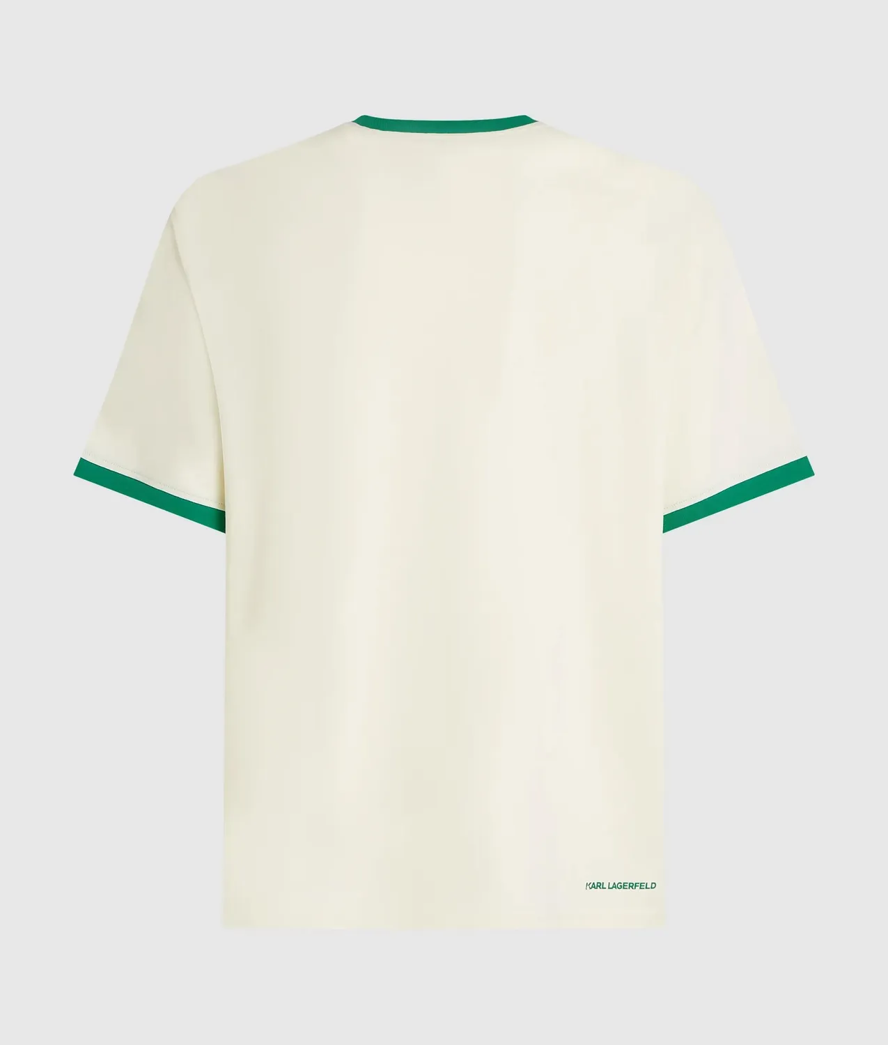 Karl Lagerfeld Ikon T-Shirt Kreis-Logo Bio-Baumwolle