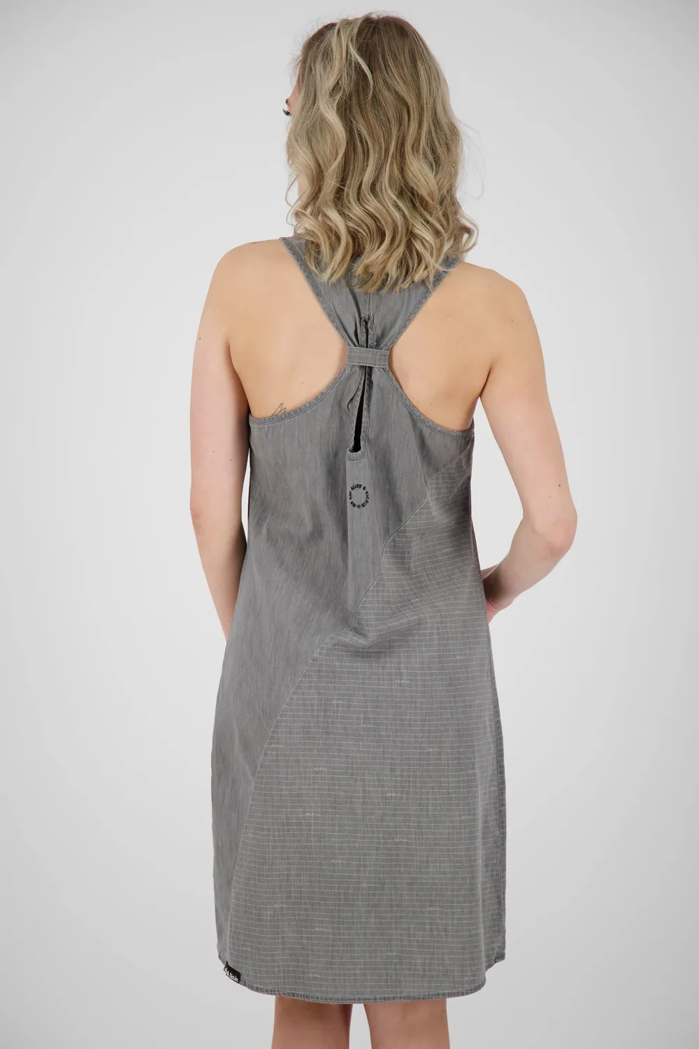Alife & Kickin CameronAK DNM B Kleid Damen Grau