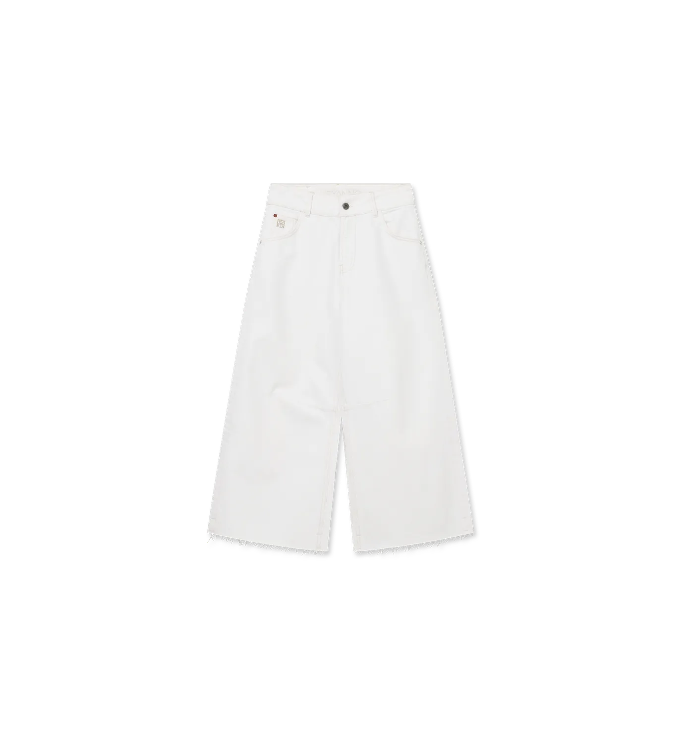 Mos Mosh MMSweet Cropped Jeans Hellblau Weites Bein