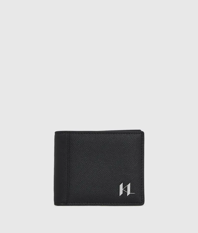 Karl Lagerfeld K/Monogram Geldbörse Leder Bifold Einheitsgrösse