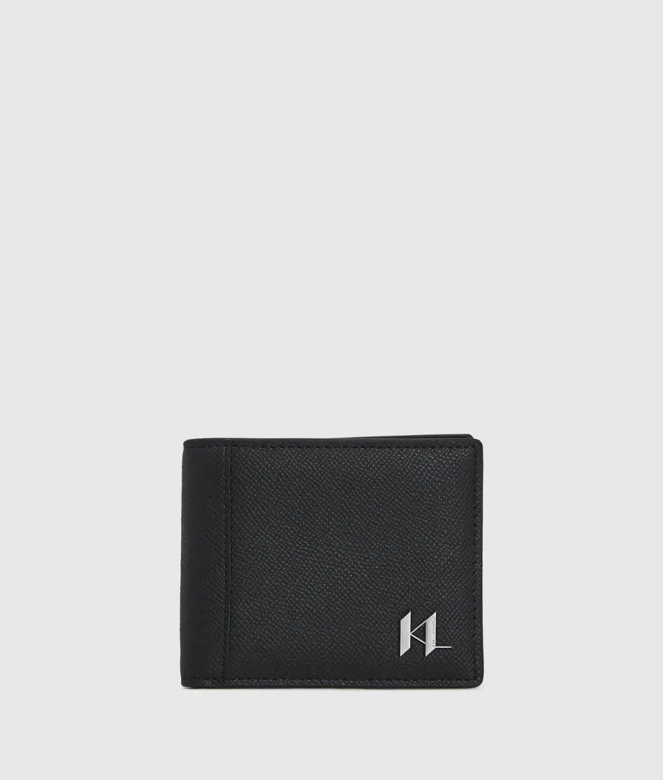 Karl Lagerfeld K/Monogram Geldbörse Leder Bifold Einheitsgrösse