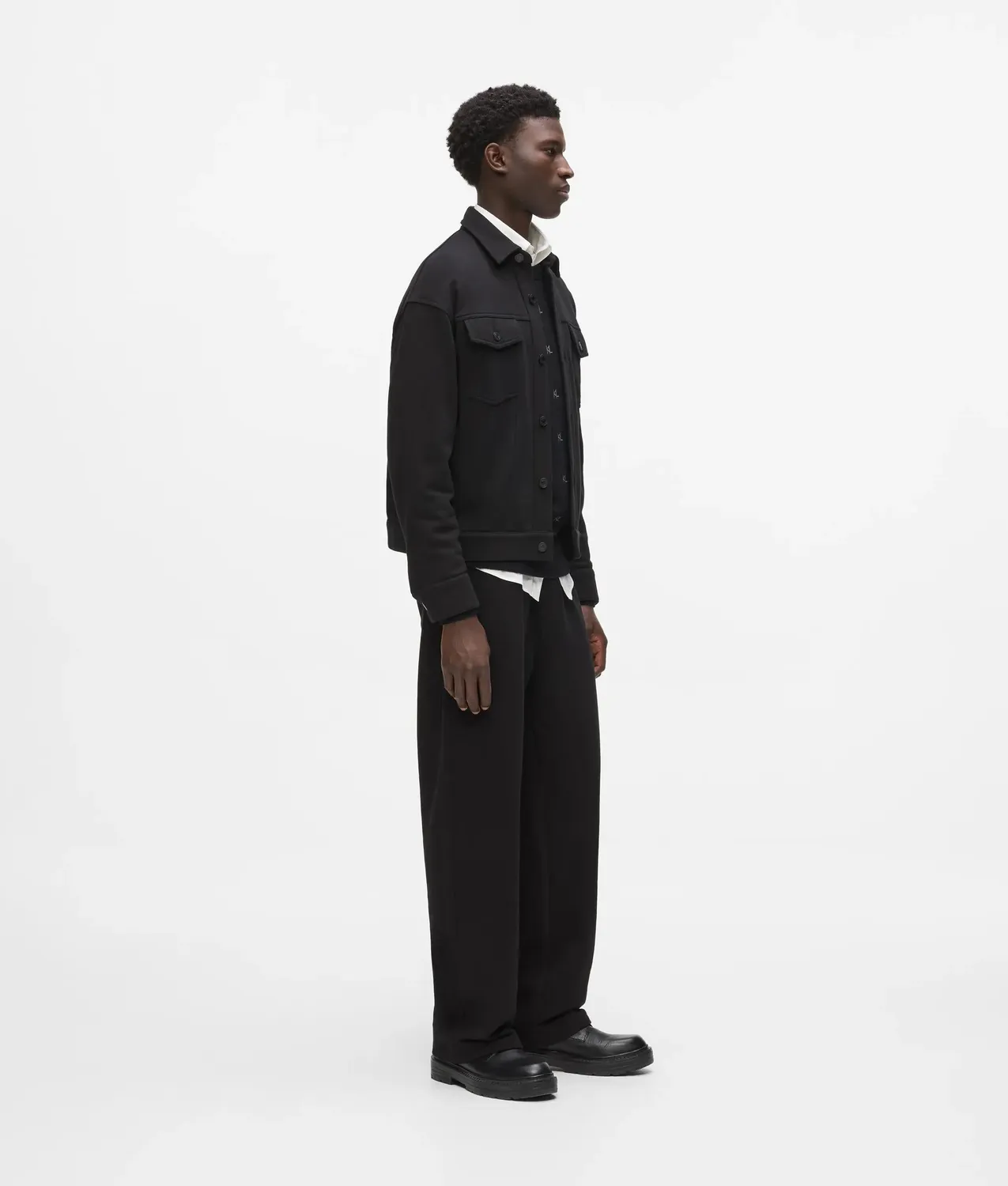 Karl Lagerfeld Sweat Overshirt Herren Druckknopf