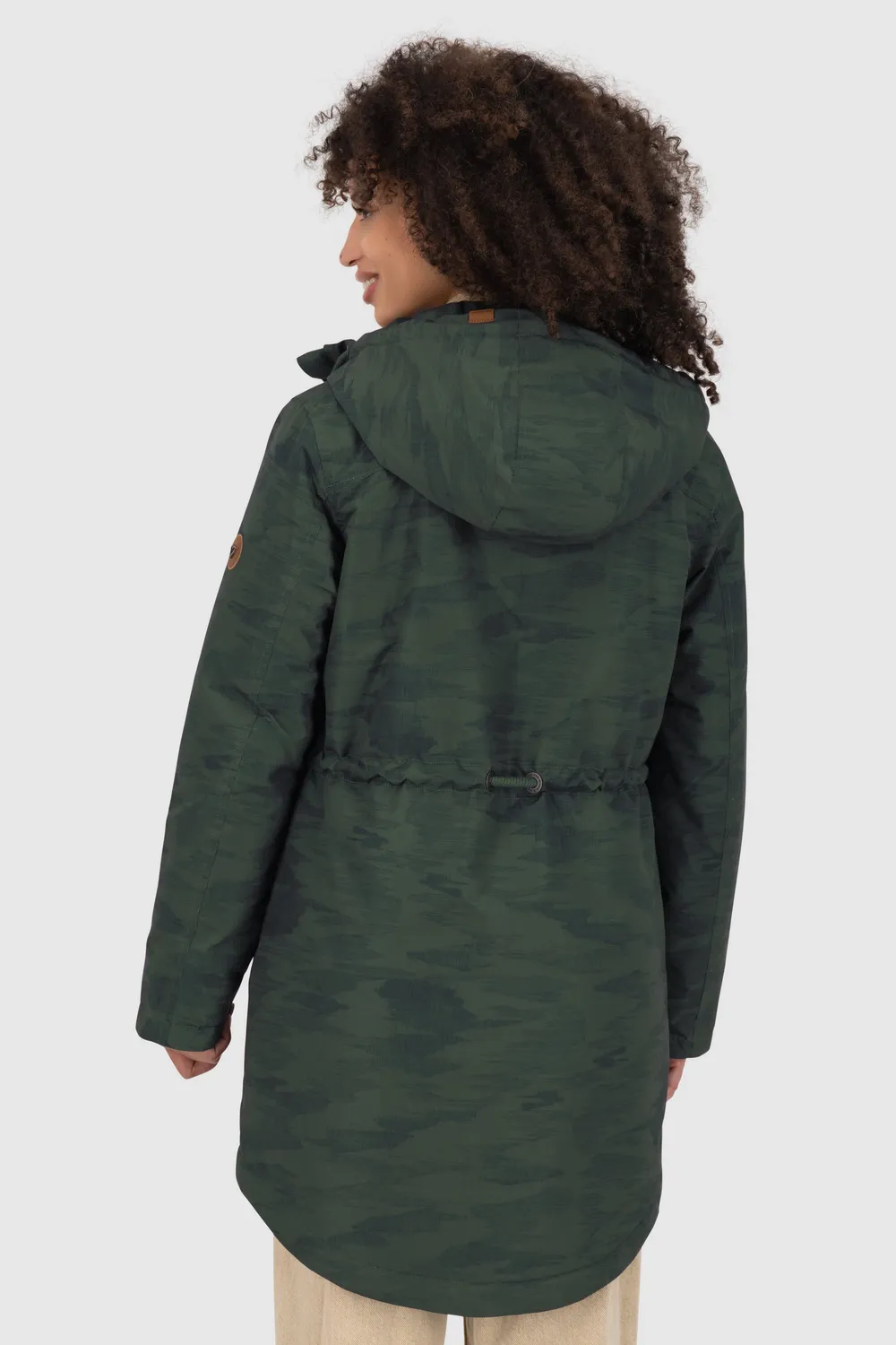 Alife & Kickin CharlotteAK B Parka Grün Winterparka lang